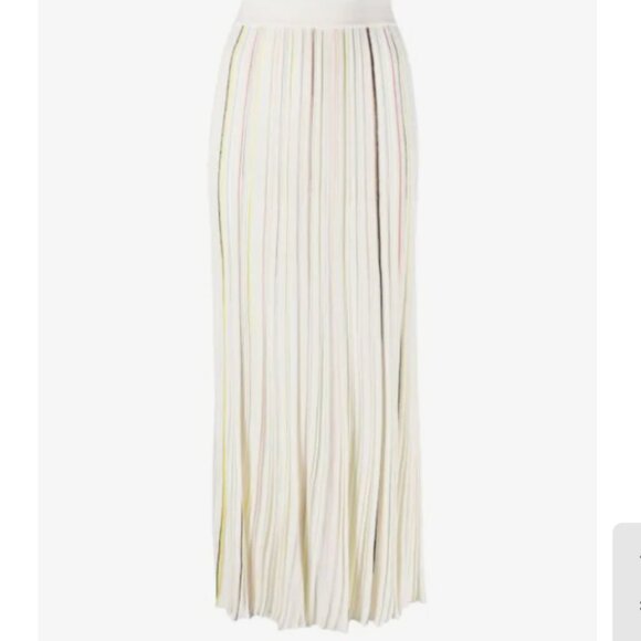 Sonia Rykiel striped pleated maxi skirt set - Picture 2 of 3